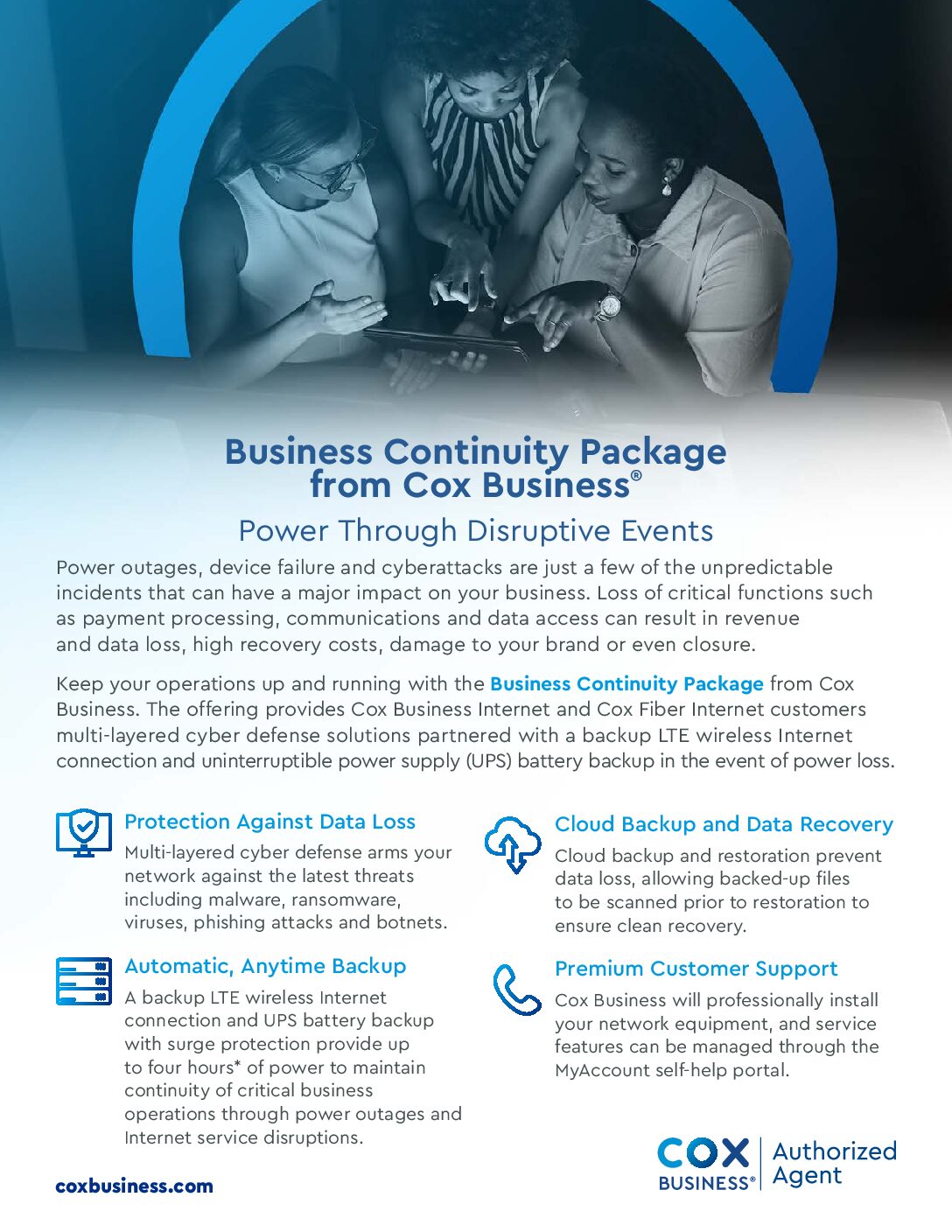 Business Continuity Package Product Brief, AA